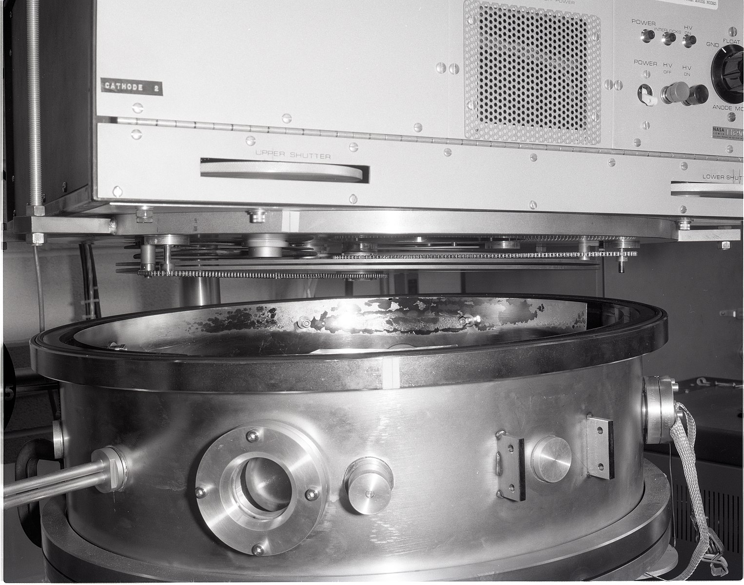 Image of sputter coater from NASA, 1999