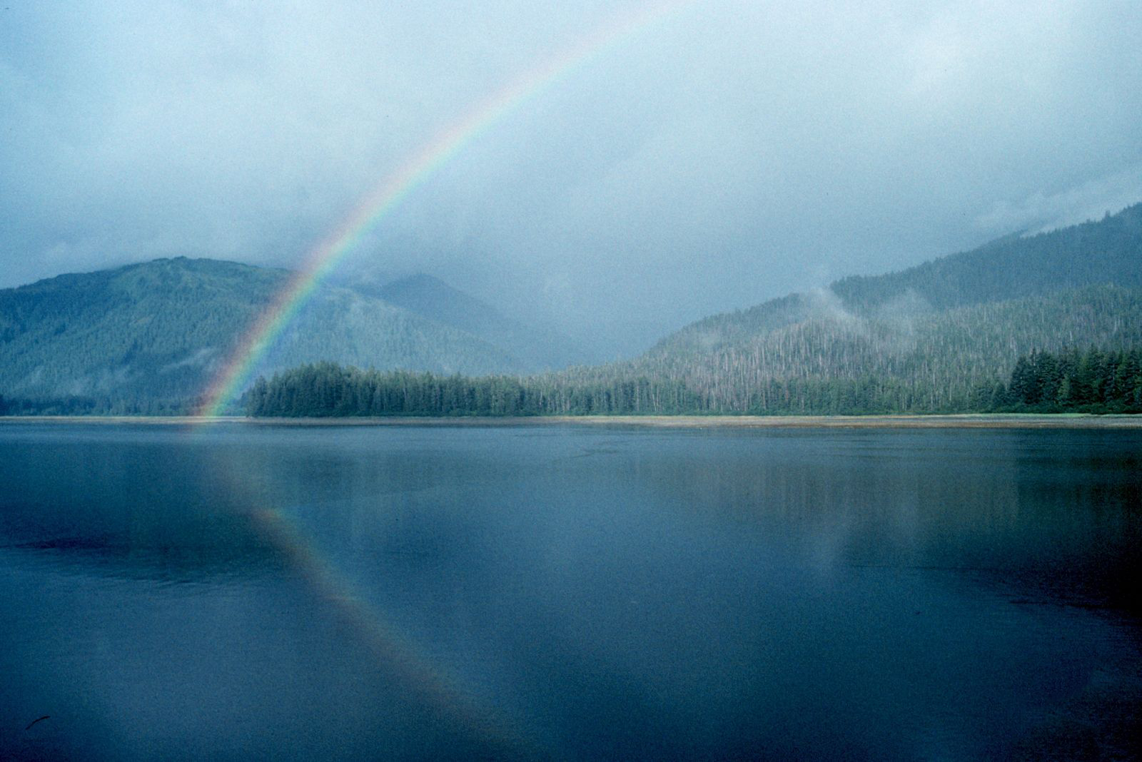 Photo of rainbow from NOAA
