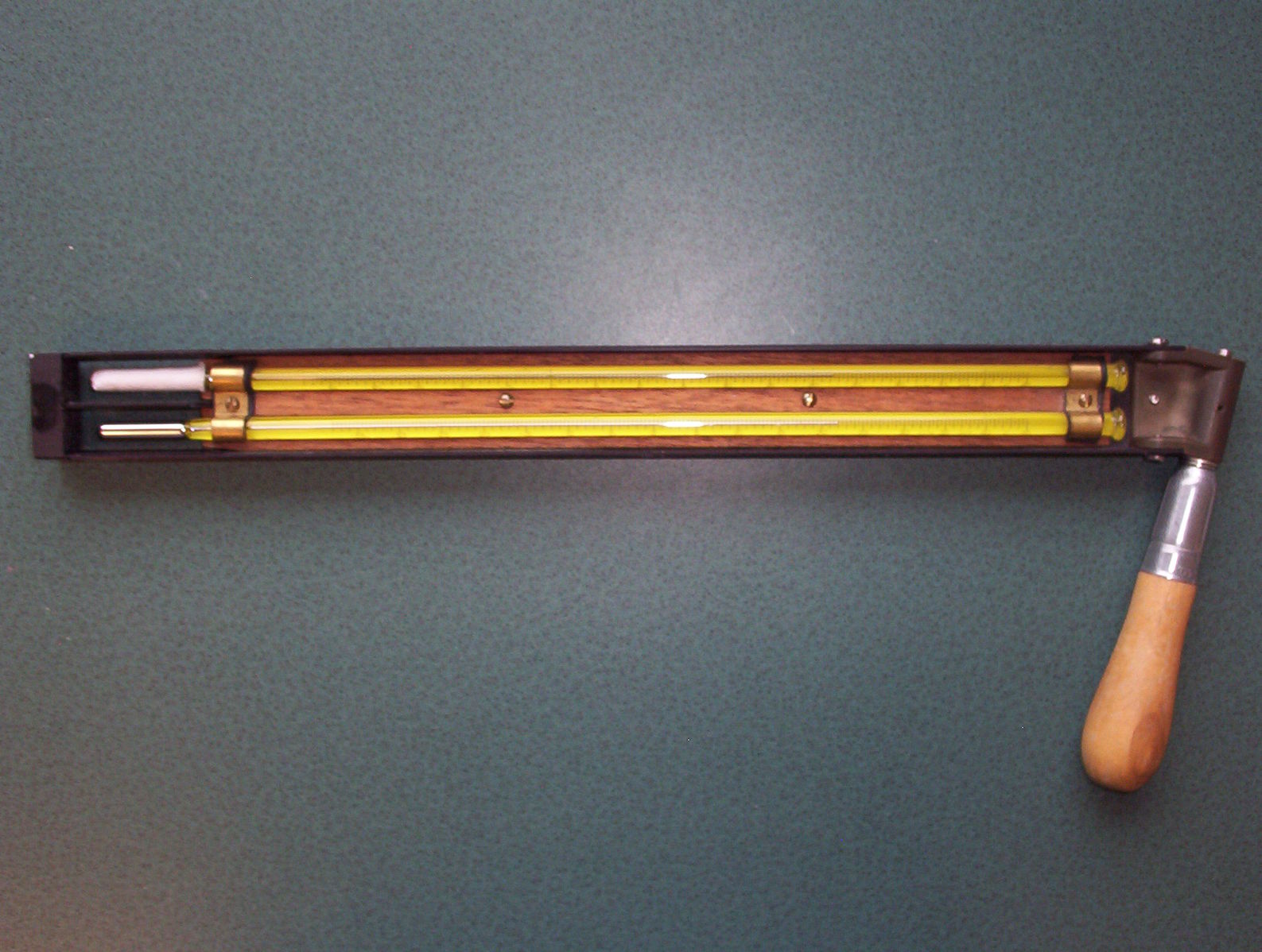 Photo of a sling psychrometer