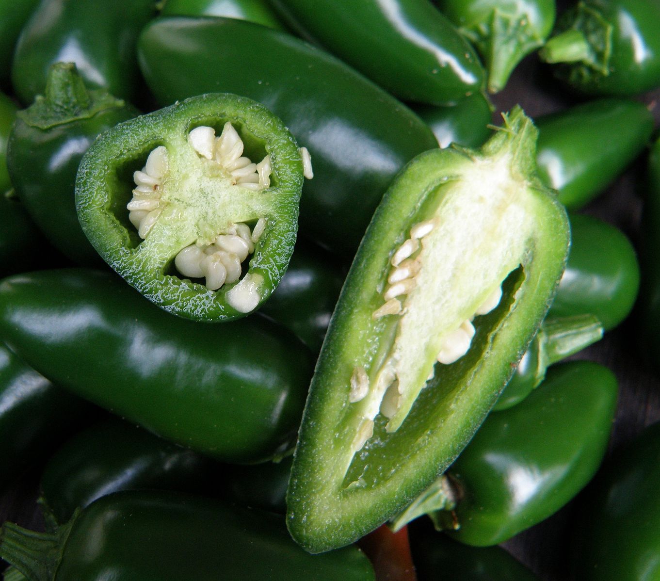 Photo of jalapeño peppers